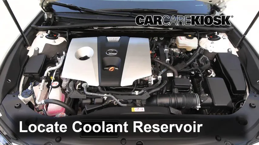 2020 Lexus ES300h Ultra Luxury 2.5L 4 Cyl. Coolant (Antifreeze) Check Coolant Level